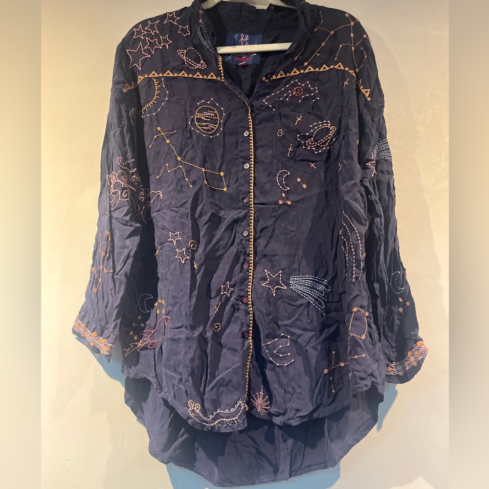 💫 Johnny Was Pete & Greta Stargazing Top